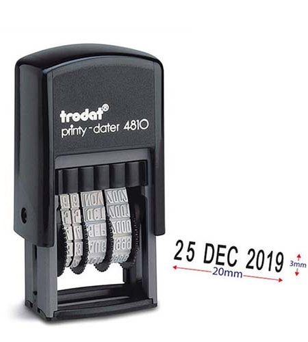 Trodat Printy Dater 4810 - črna